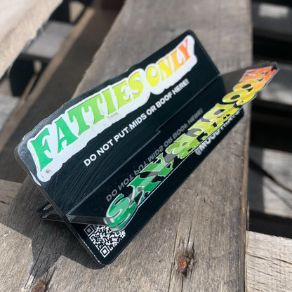 MOODTRAYS Fatties Only Rolling Cradle X-Stand