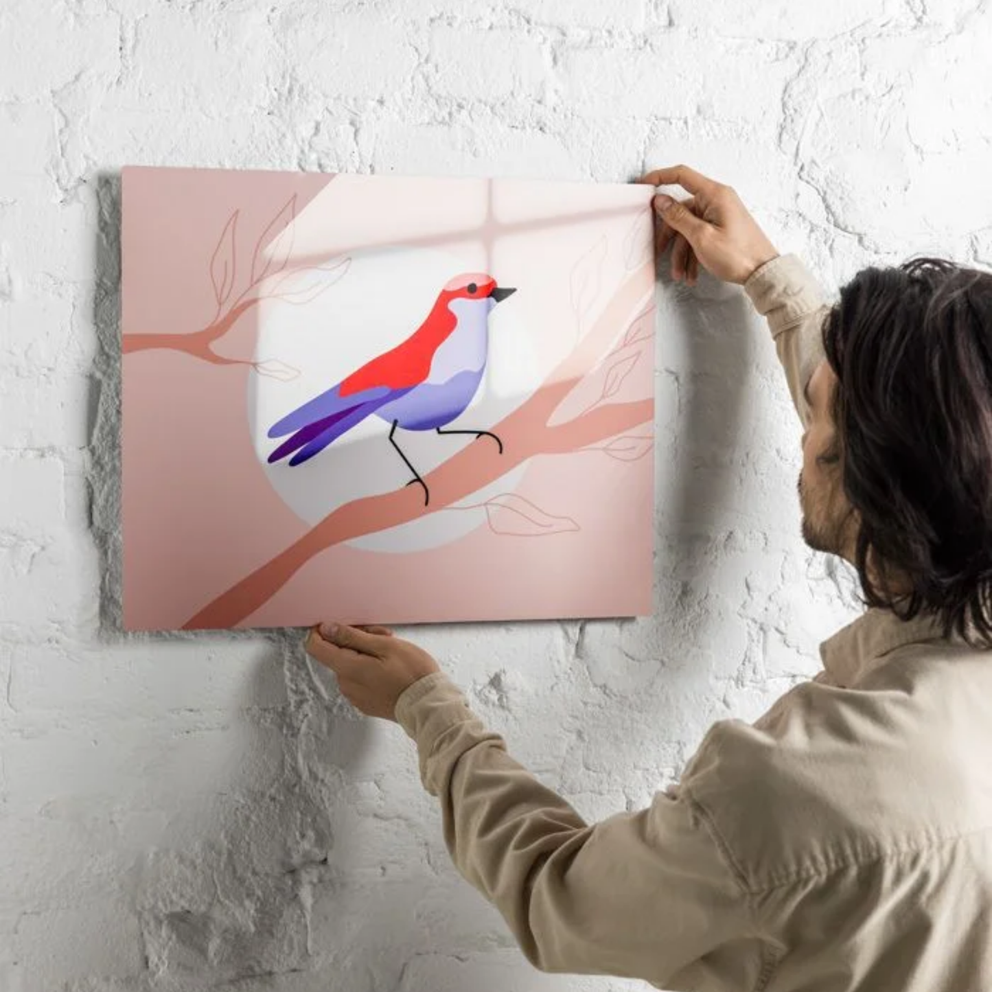 Custom Glossy Metal Print