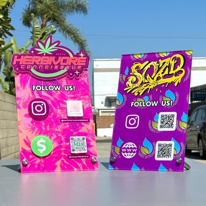 Custom Acrylic QR Code Sign