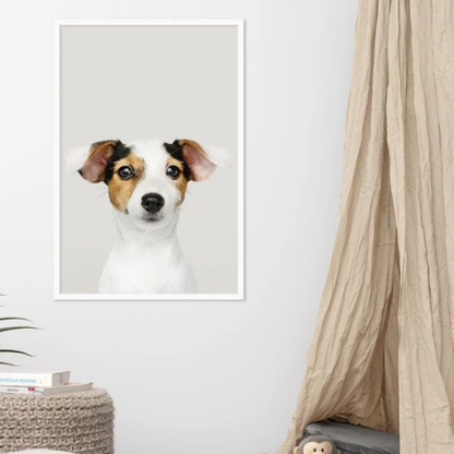 Custom Premium Luster Photo Paper Framed Poster (in)