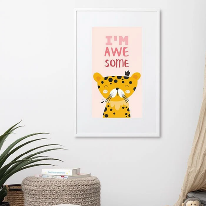 Custom Matte Paper Framed Poster With Mat (in)