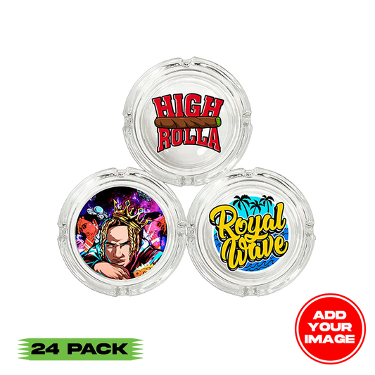 (24 PACK) Custom Ash tray 4.25" x 1.375"