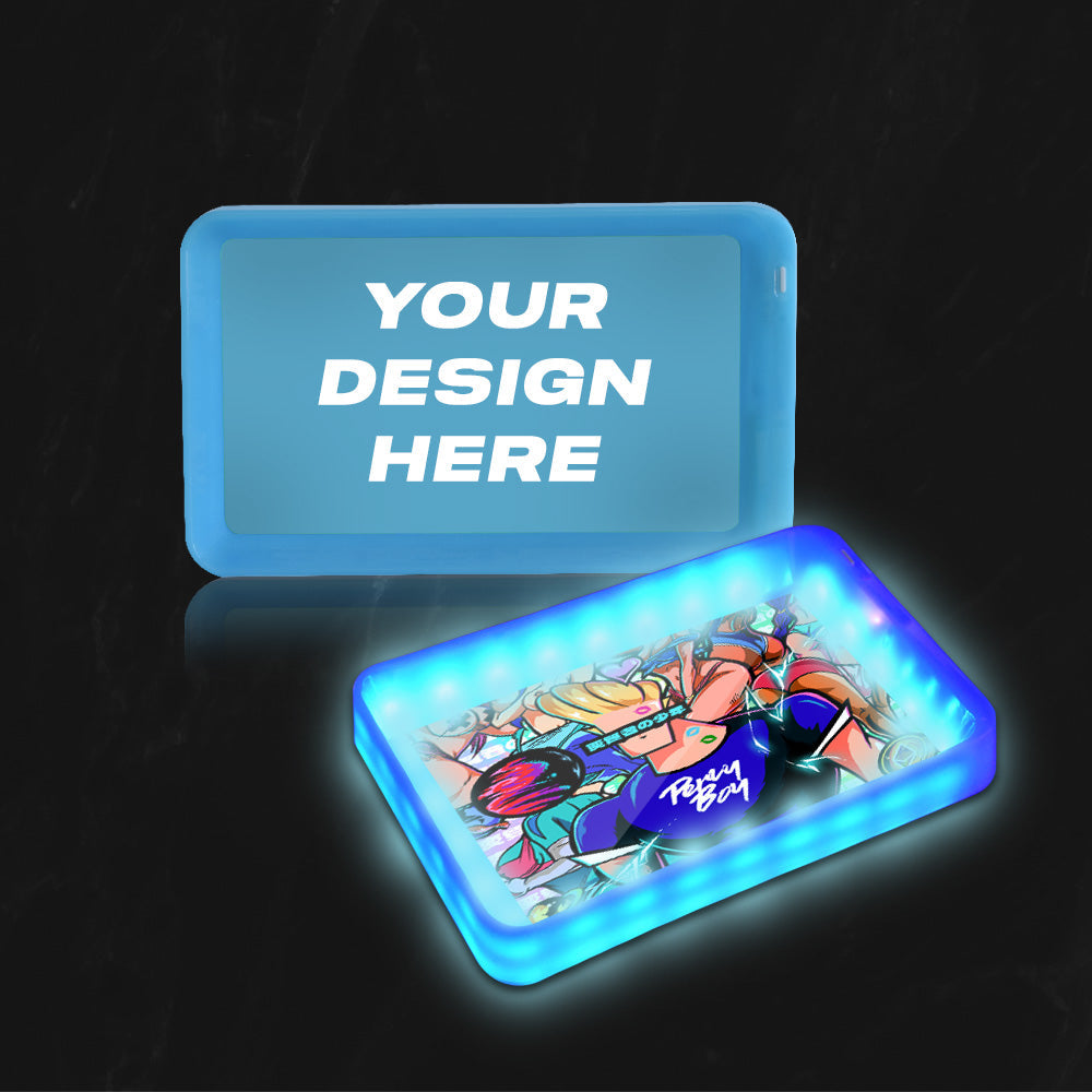 MOODTRAYS ™ Create Your Own LED Rolling Mood Tray Set with Ash Tray an –  MoodTrays