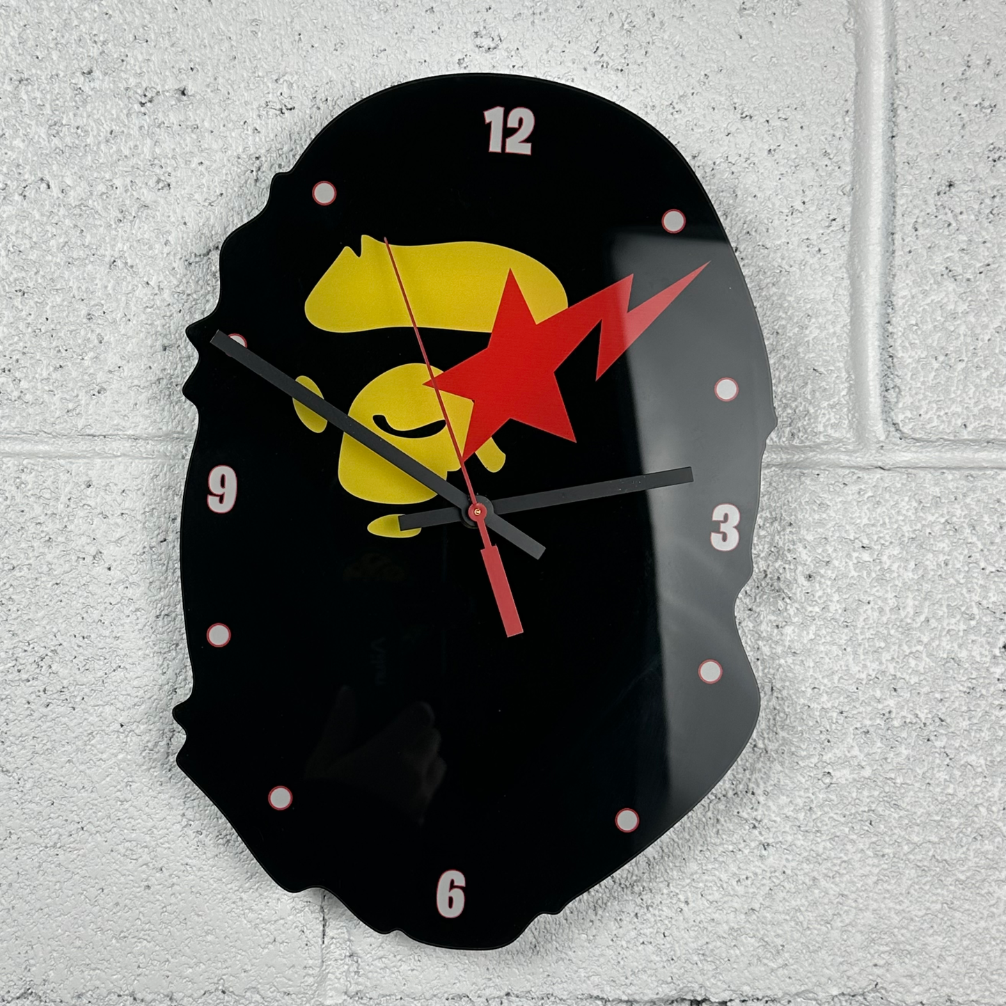 Custom Plexiglass Clock Art
