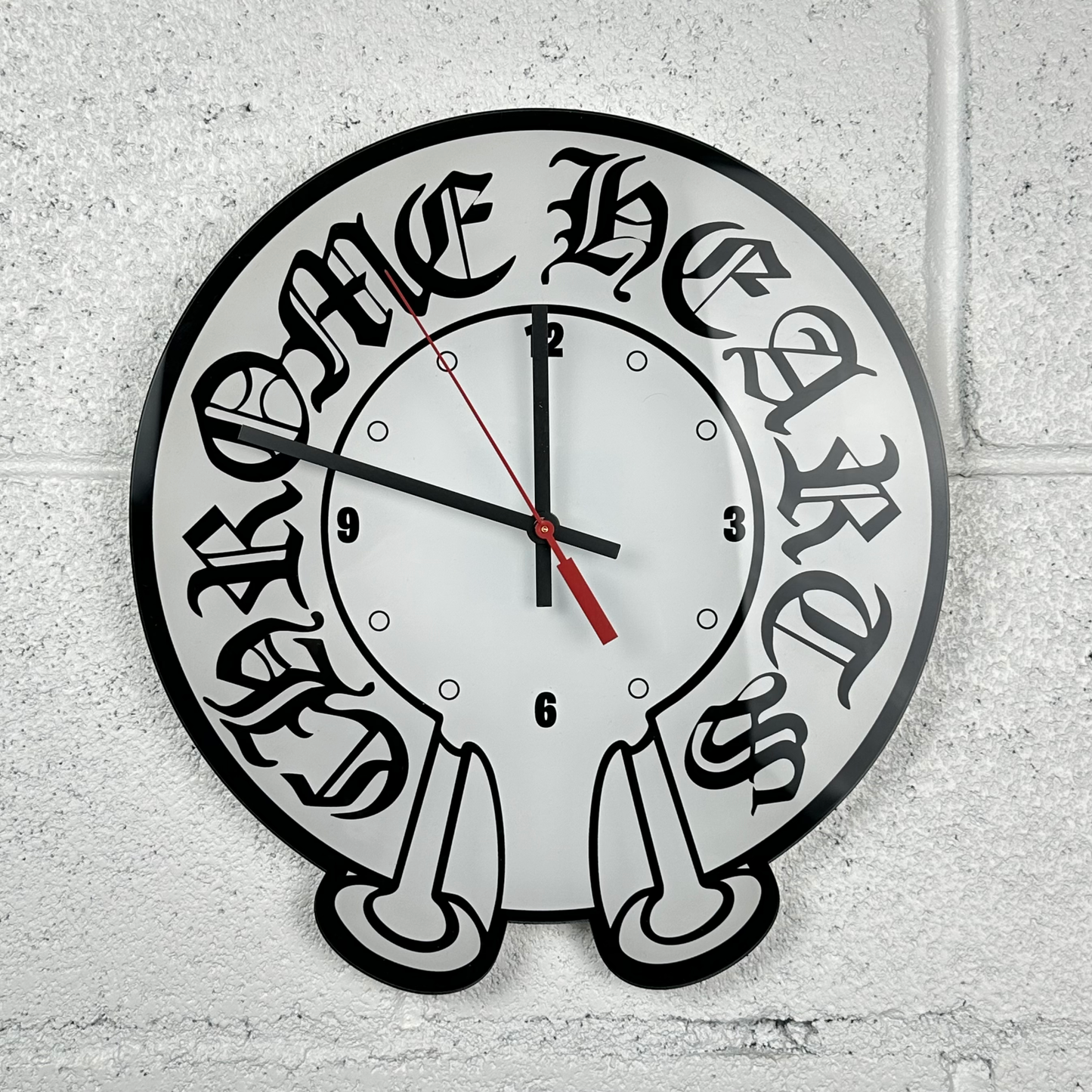 Custom Plexiglass Clock Art