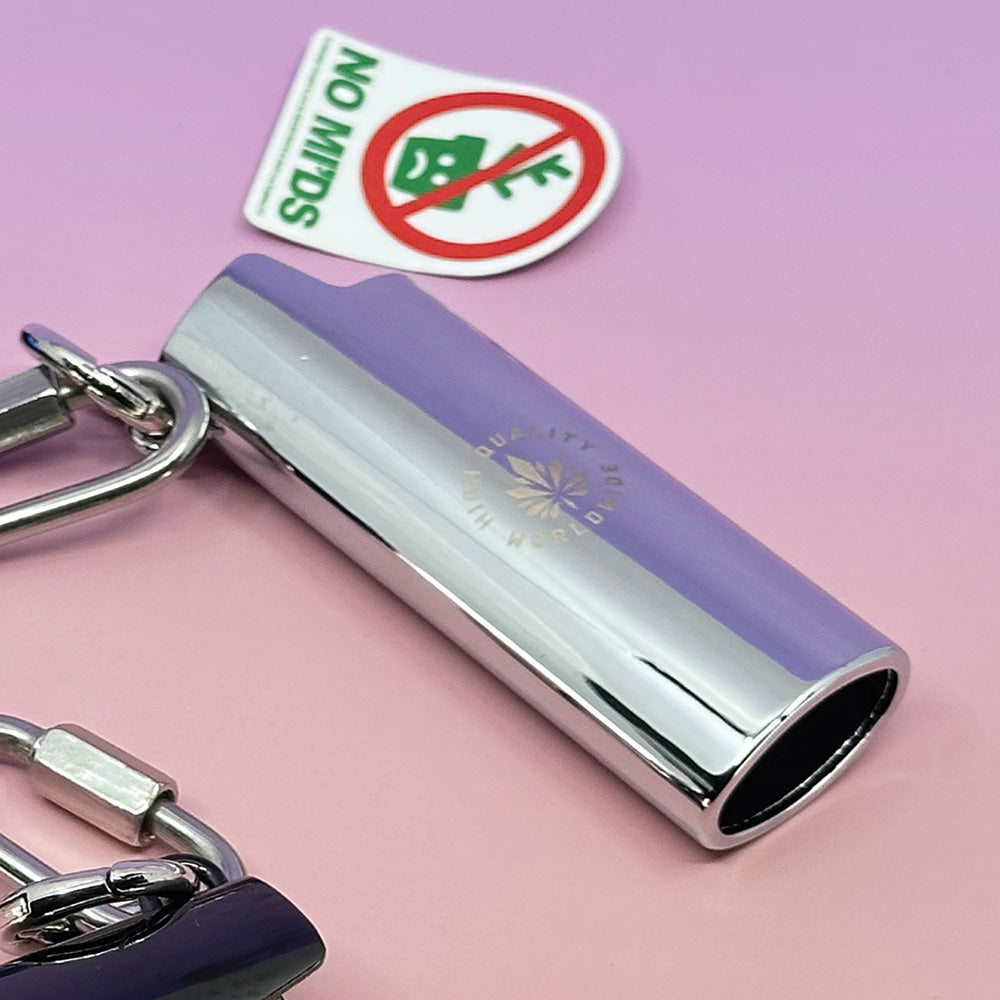 Custom Stainless Steel BIC Lighter Case Sleeve