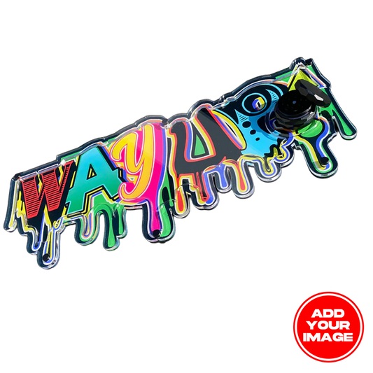 Custom Die Cut Plexi Glass Tray Set with Grinder, Ash Tray and Jar (BUNDLE)