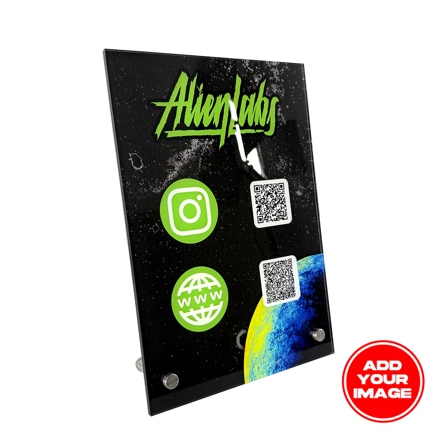 8x11 QR code Acrylic Sign