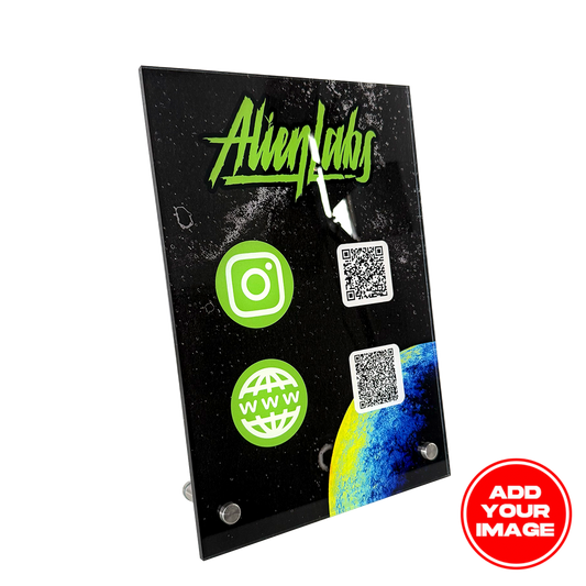 8x11 QR code Acrylic Sign