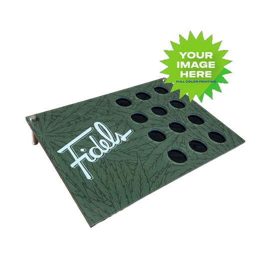 Custom Jar Rack Ramp Display (fits 12 x5 ml) 14"x10"