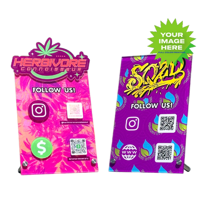 Custom Acrylic QR Code Sign