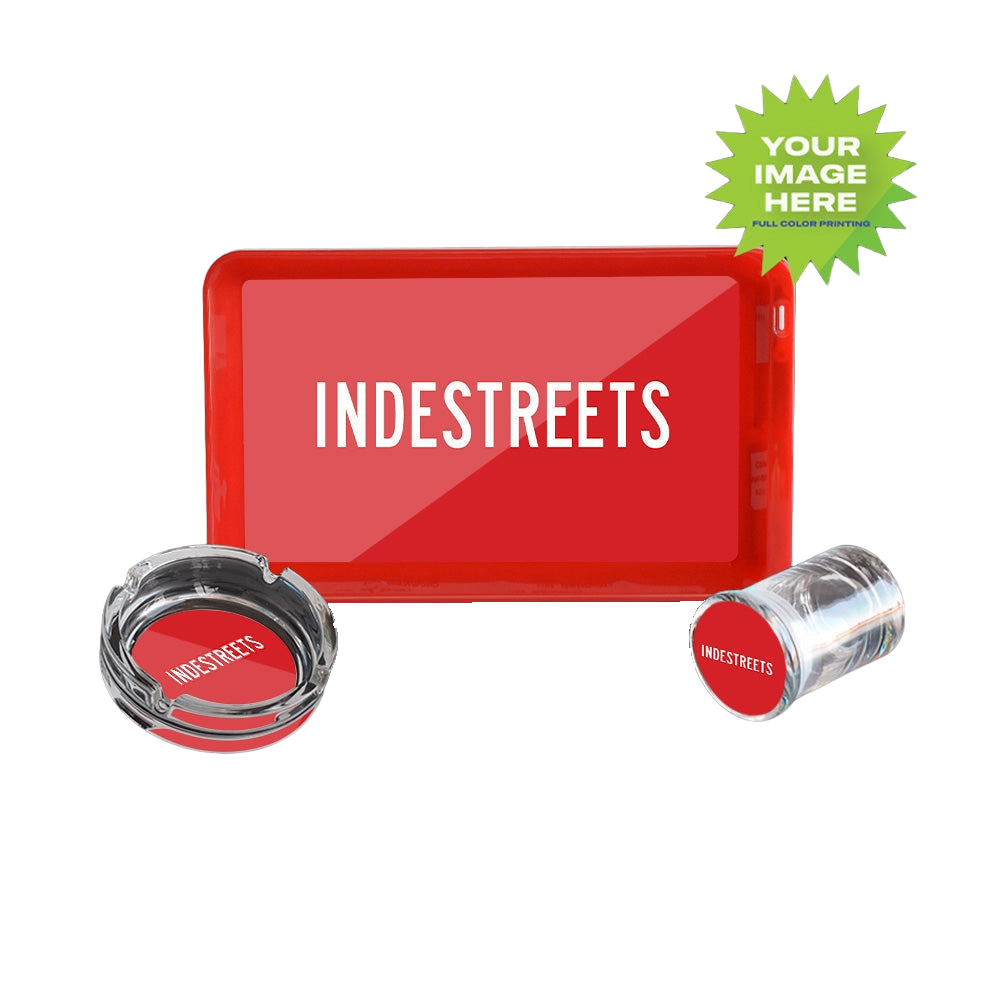 MOODTRAYS ™ Create Your Own LED Rolling Mood Tray Set with Ash Tray and Jar (BUNDLE)