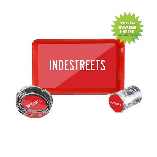 MOODTRAYS ™ Create Your Own LED Rolling Mood Tray Set with Ash Tray and Jar (BUNDLE)
