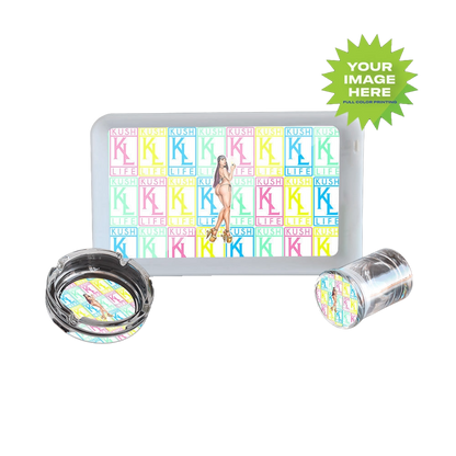 MOODTRAYS ™ Create Your Own LED Rolling Mood Tray Set with Ash Tray and Jar (BUNDLE)