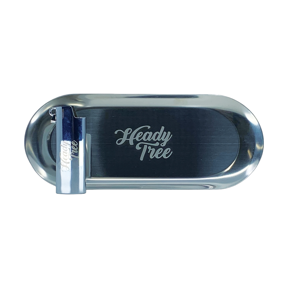 Custom Chrome Tray + BIC Lighter Chrome Case (BUNDLE)