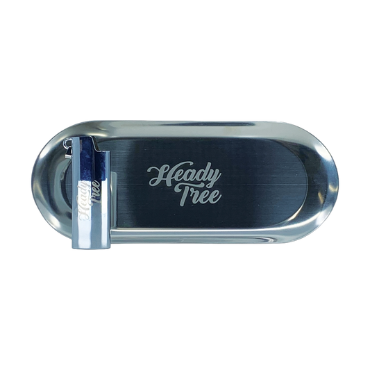 Custom Chrome Tray + BIC Lighter Chrome Case (BUNDLE)