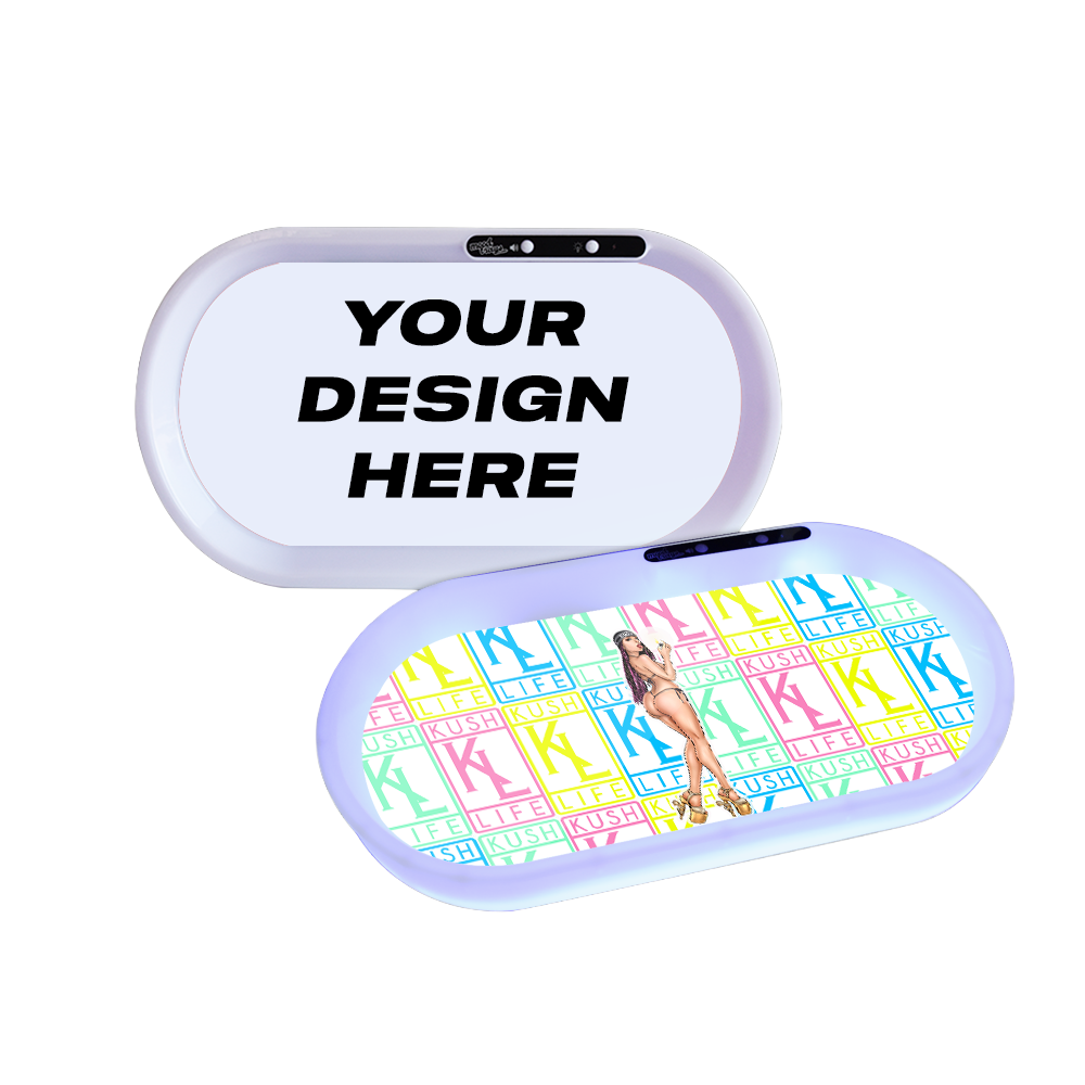 Custom Bluetooth Audio Speaker LED Rolling Tray