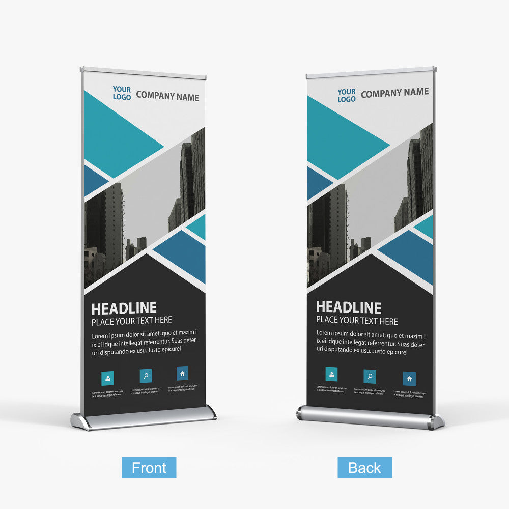 Custom Deluxe Retractable Display Stand (33" x 81")