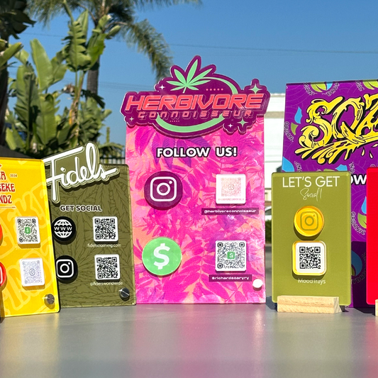 Custom Acrylic QR Code Sign