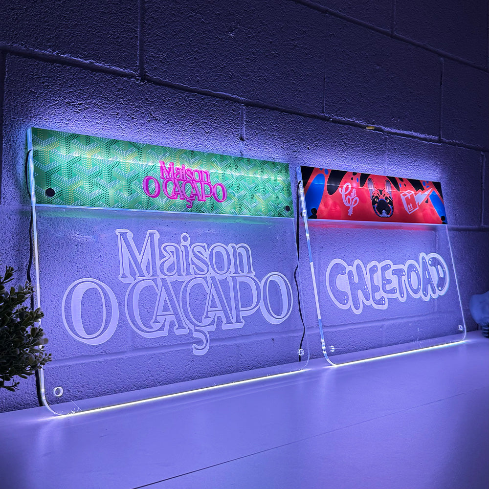 Custom Edge Lit Sign 18"-30"