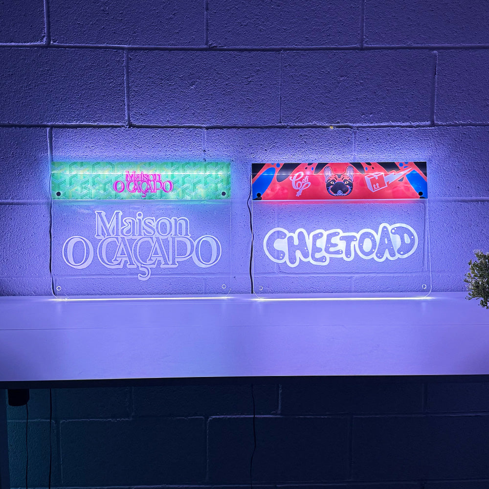 Custom Edge Lit Sign 18"-30"