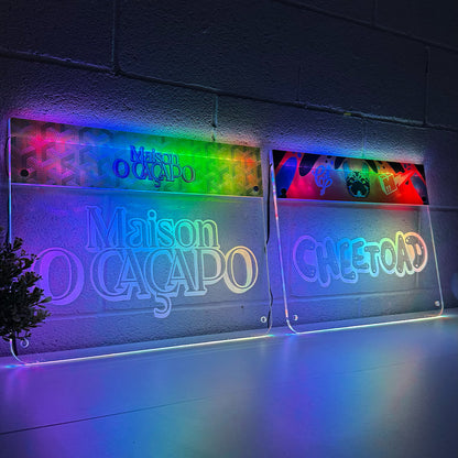 Custom Edge Lit Sign 18"-30"