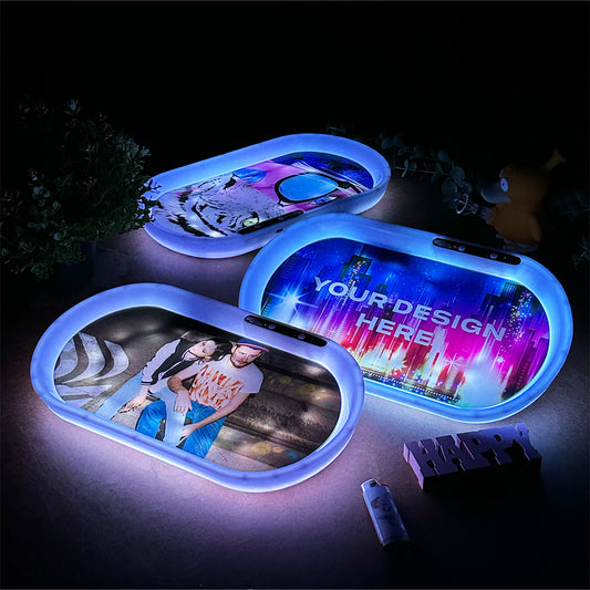 Custom Bluetooth Audio Speaker LED Rolling Tray