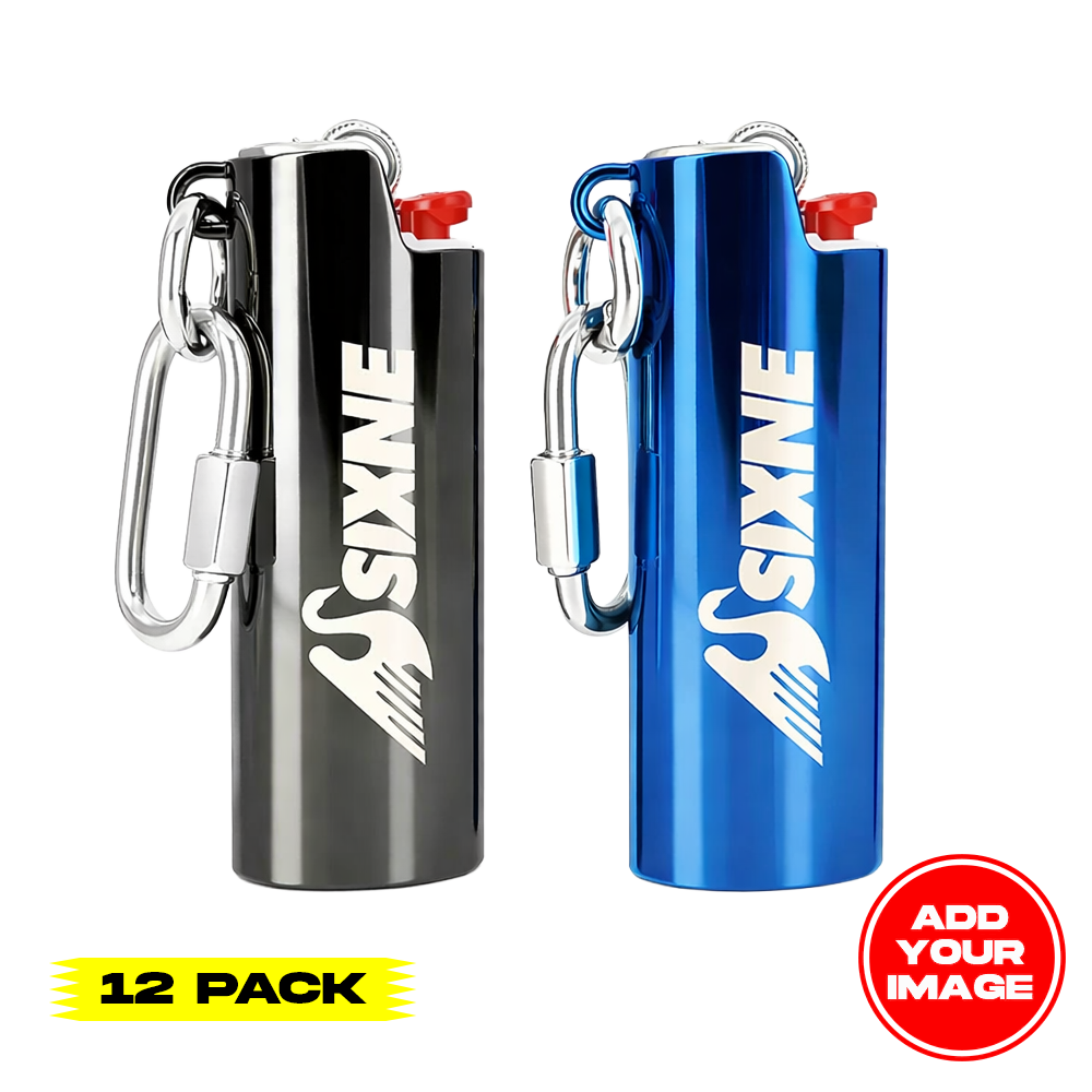 (12 Pack) Custom Steel BIC Lighter Case