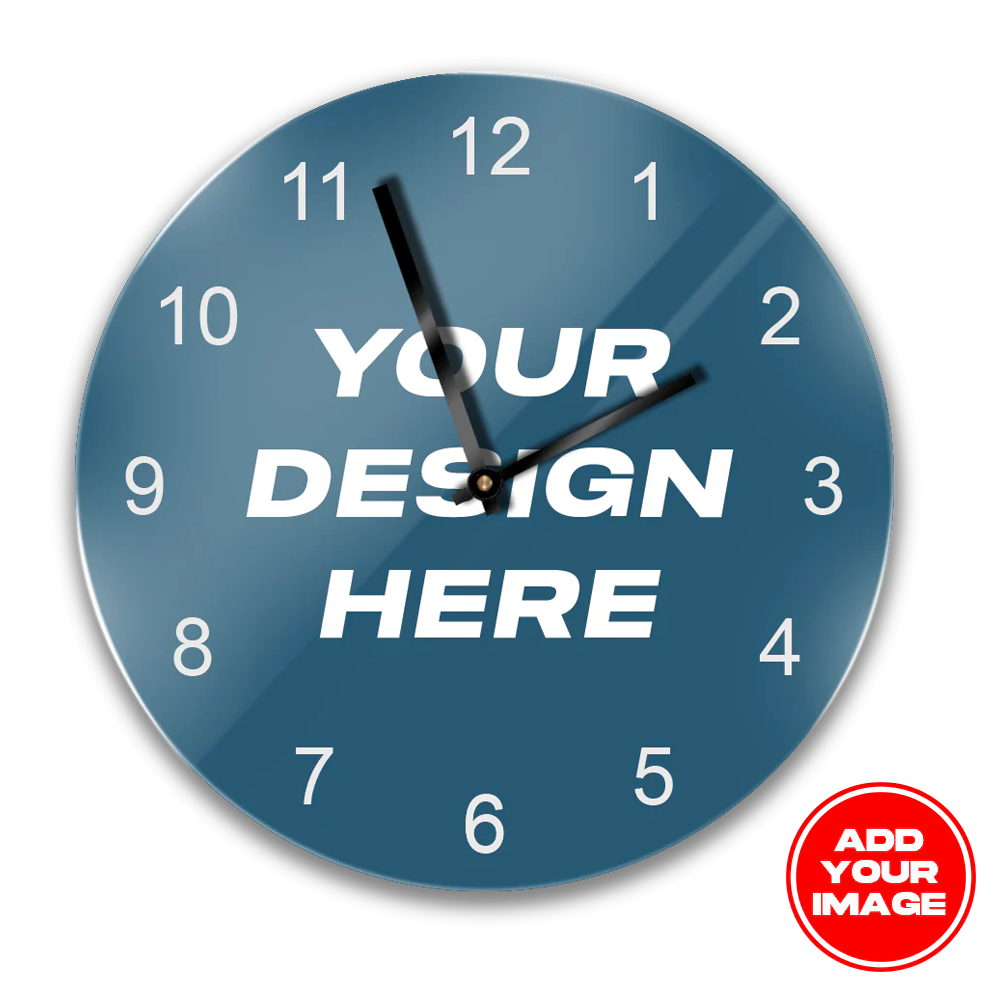 Custom Plexiglass Clock Art
