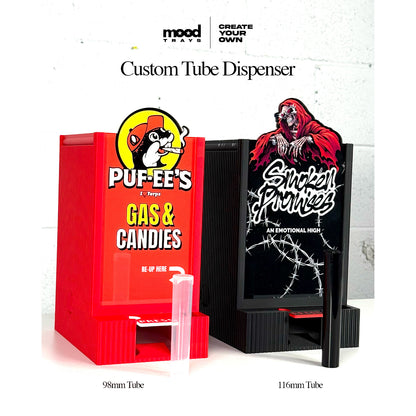 Custom Pop-top Tube Dispenser (98mm, 116mm)
