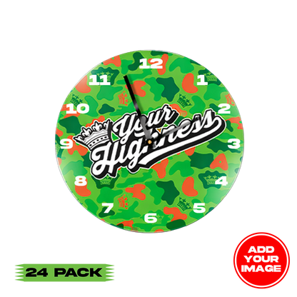 (24 PACK) Custom Plexi Glass Wall Clock Art