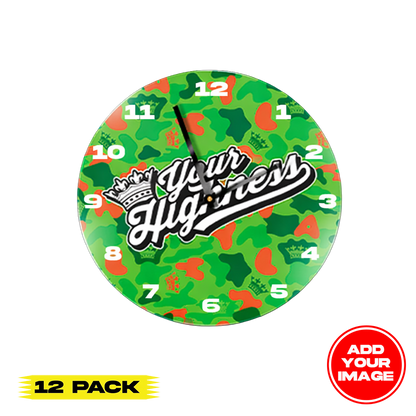 (12 PACK) Custom Plexi Glass Wall Clock