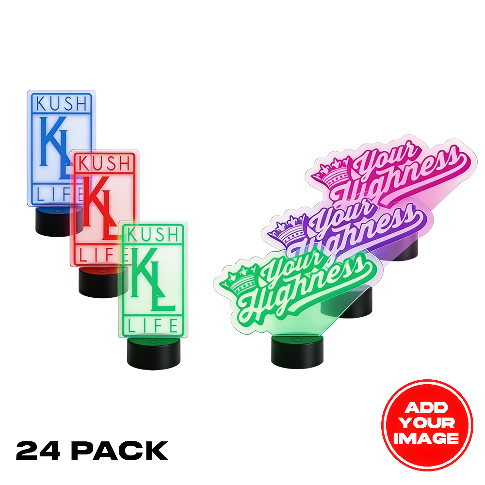(24 PACK) Custom LED Lamp Sign Night Light