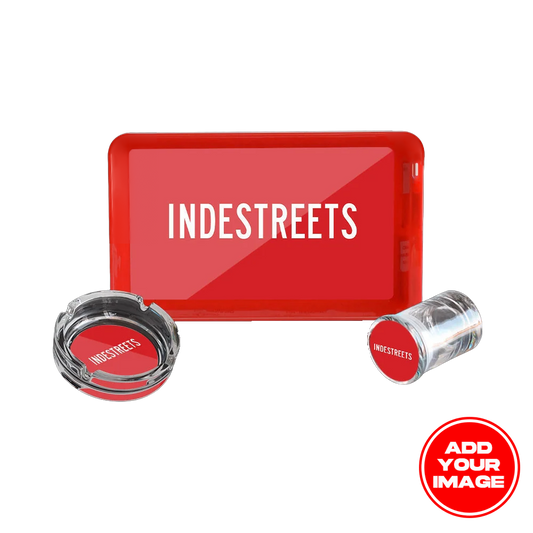 Custom LED Rolling Mood Tray Set with Ash Tray and Jar (BUNDLE)