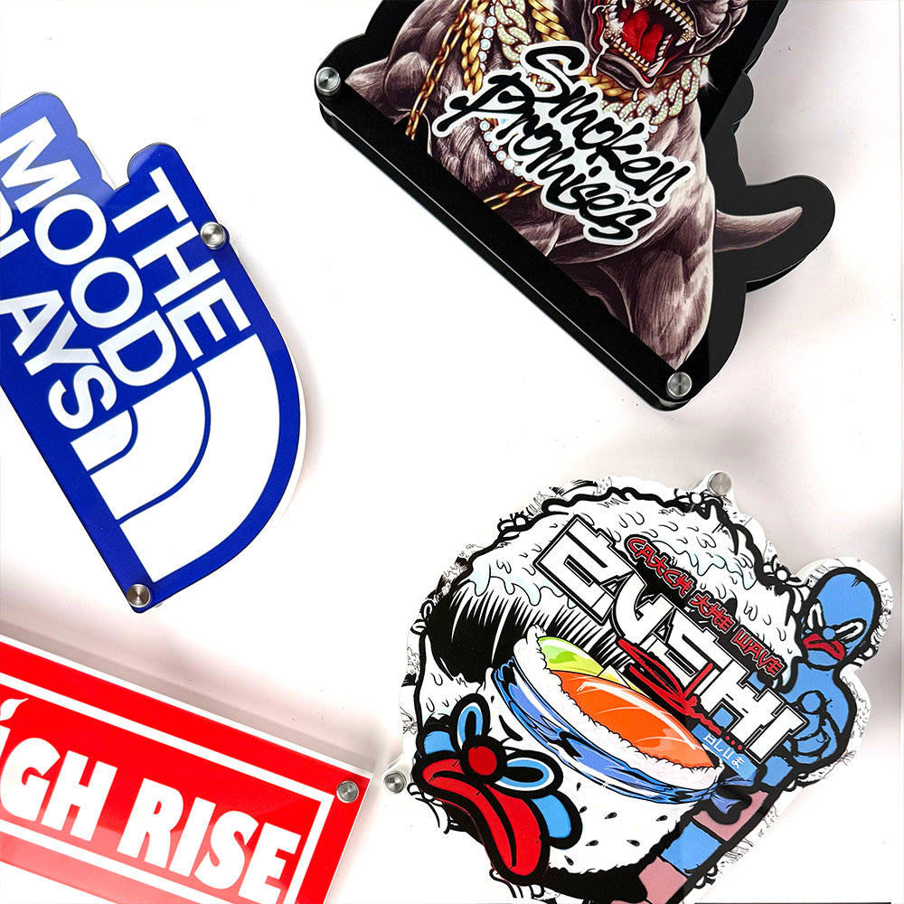 Custom Logo Standup Sign 10"