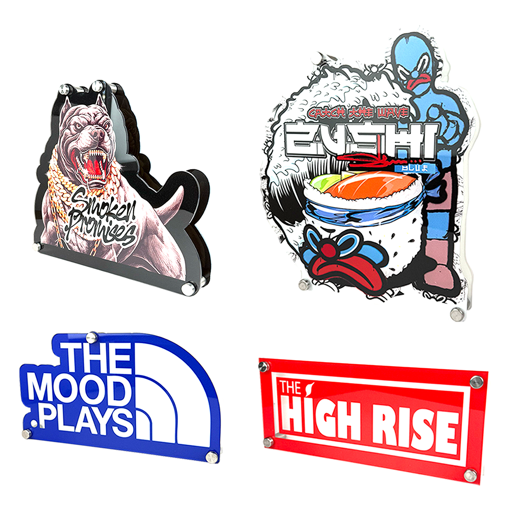 Custom Logo Standup Sign 10"