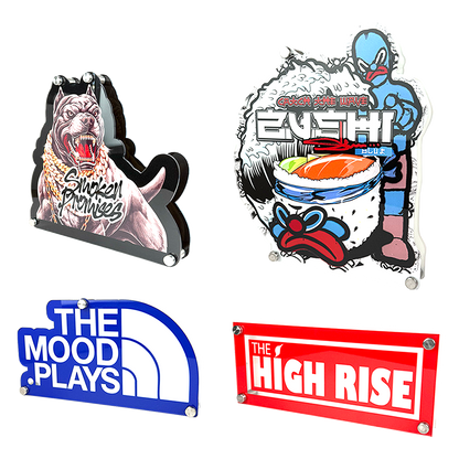 Custom Logo Standup Sign 10"