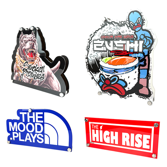 Custom Logo Standup Sign 10"