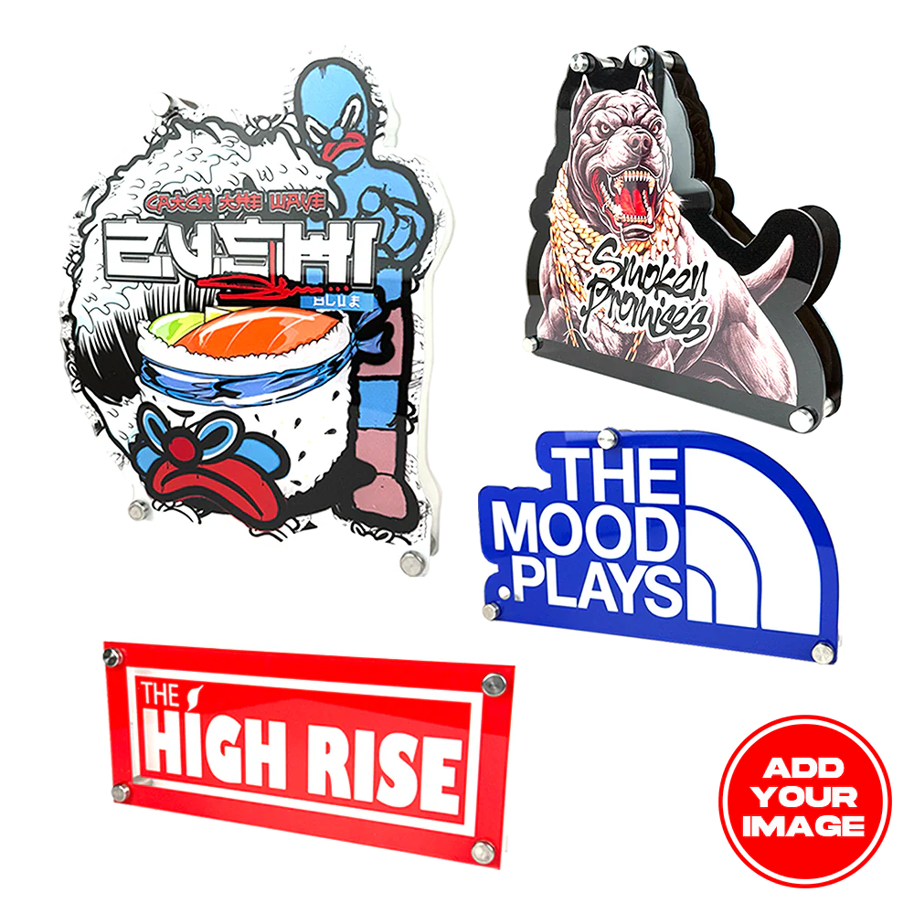 Custom Logo Standup Sign 10"