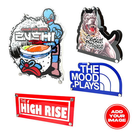 Custom Logo Standup Sign 10"