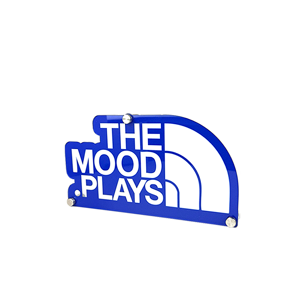 Custom Logo Standup Sign 10"