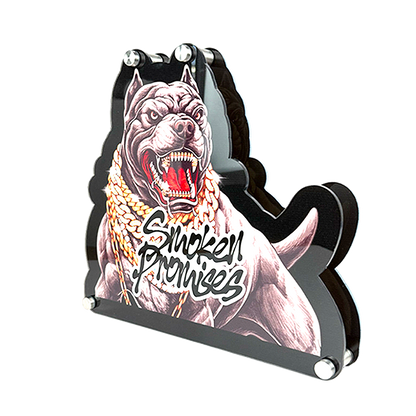 Custom Logo Standup Sign 10"