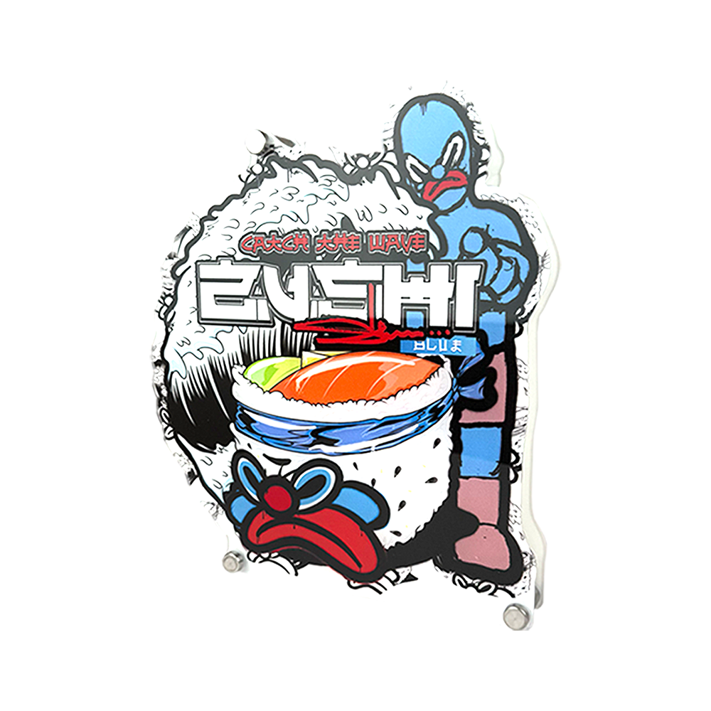 Custom Logo Standup Sign 10"