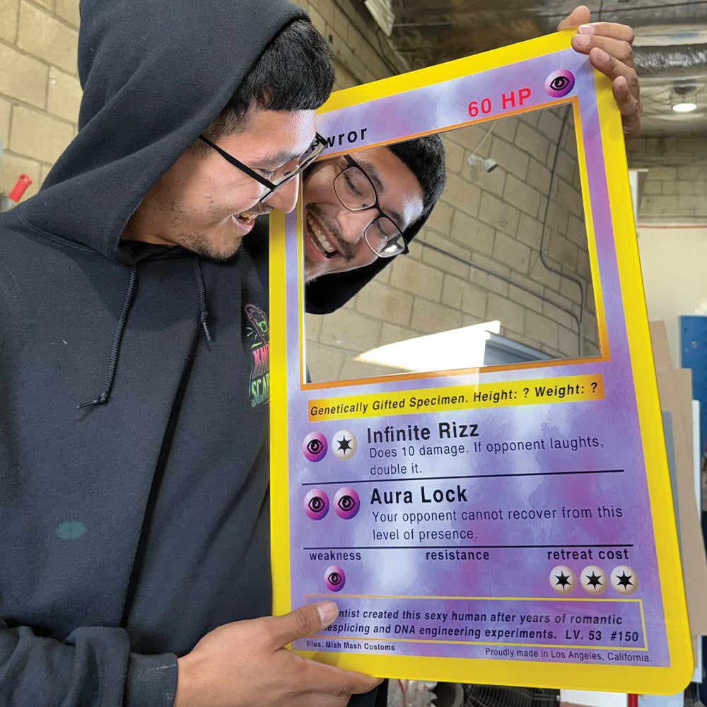 Mewror Poke Mirror 24"