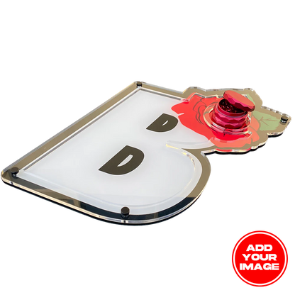 Custom Die Cut Plexi Glass MoodTray - Die Cut Rolling Tray
