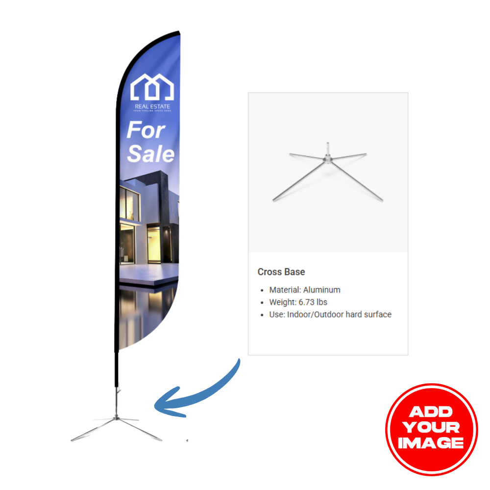 Custom Feather Convex Flag