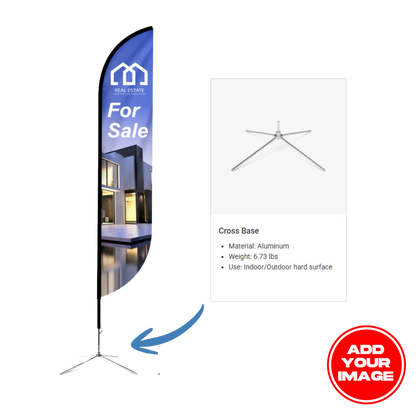 Custom Feather Convex Flag