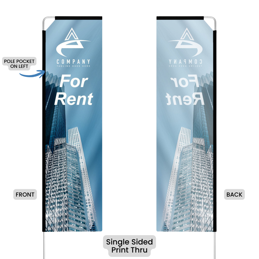Custom Rectangle Flag