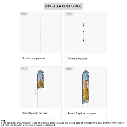 Custom Econo Feather Flag