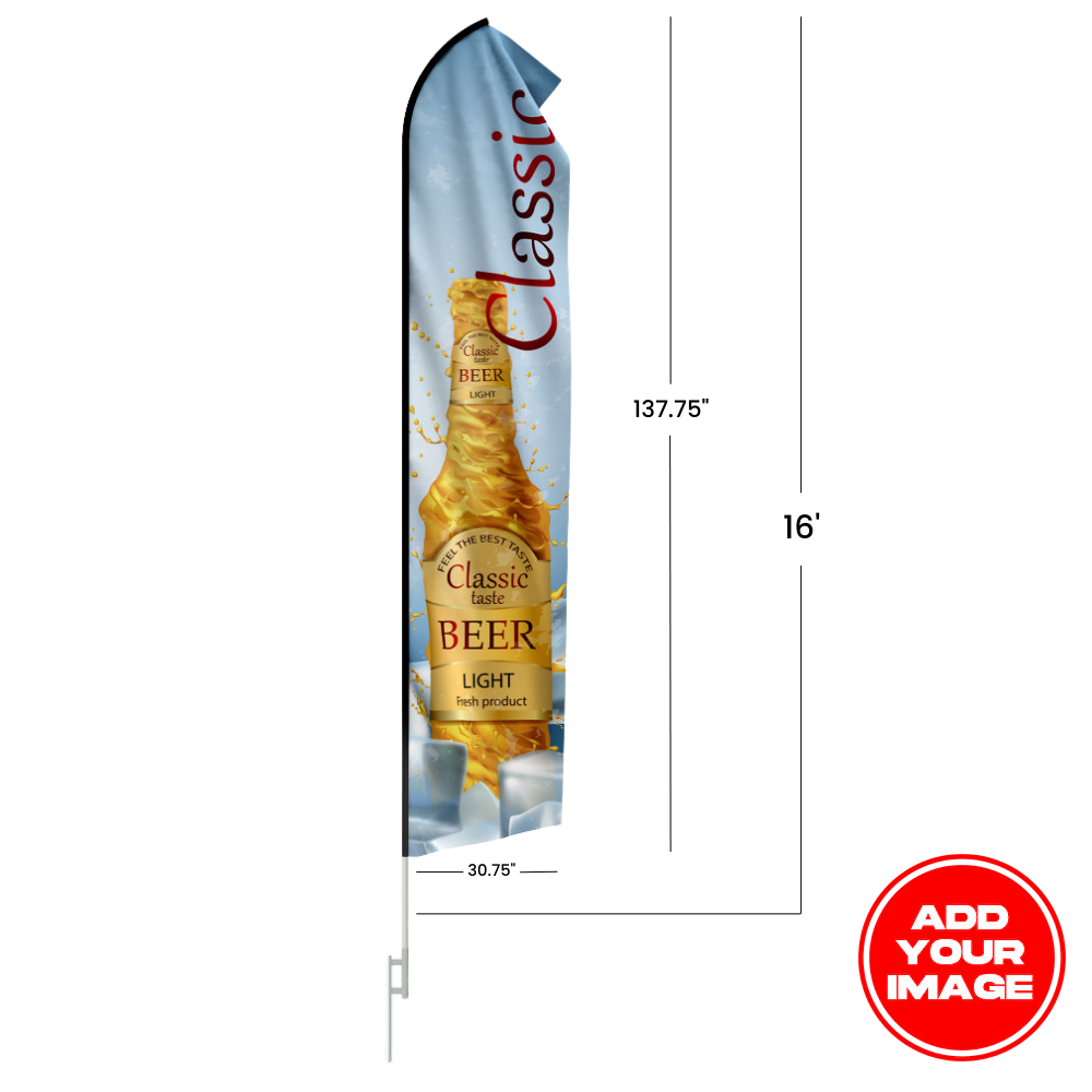 Custom Econo Feather Flag